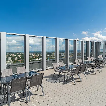 アパート Margi Dali Prestige Lux Hanza Tower *