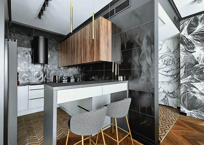 아파트 Margi Dali Prestige Lux Hanza Tower 슈체친